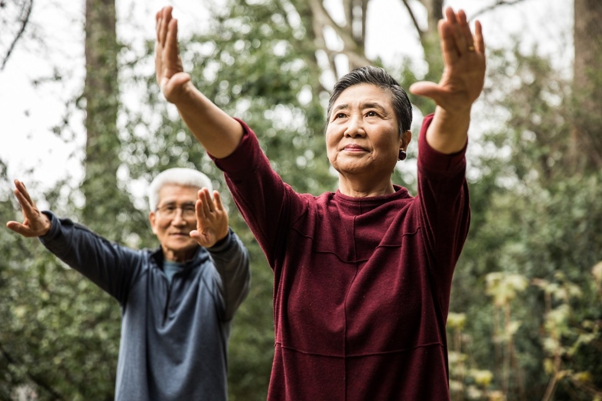 XL Herfst buitenles  Tai Chi voor innerlijke rust en beleving